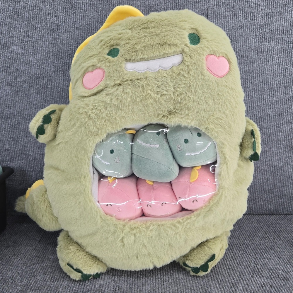 Dinosaur Plush Pillow Removable Dinosaur Stuffed Plushie Anime